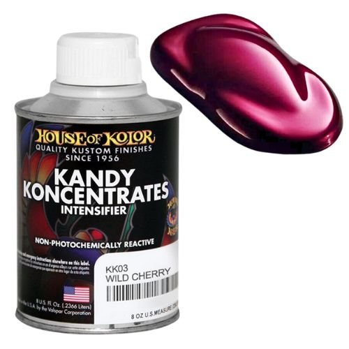 House of Kolor KK03 Wild Cherry Kandy Koncentrate Basecoat, 8 oz - KK03 - C02 - Eagle National Supply