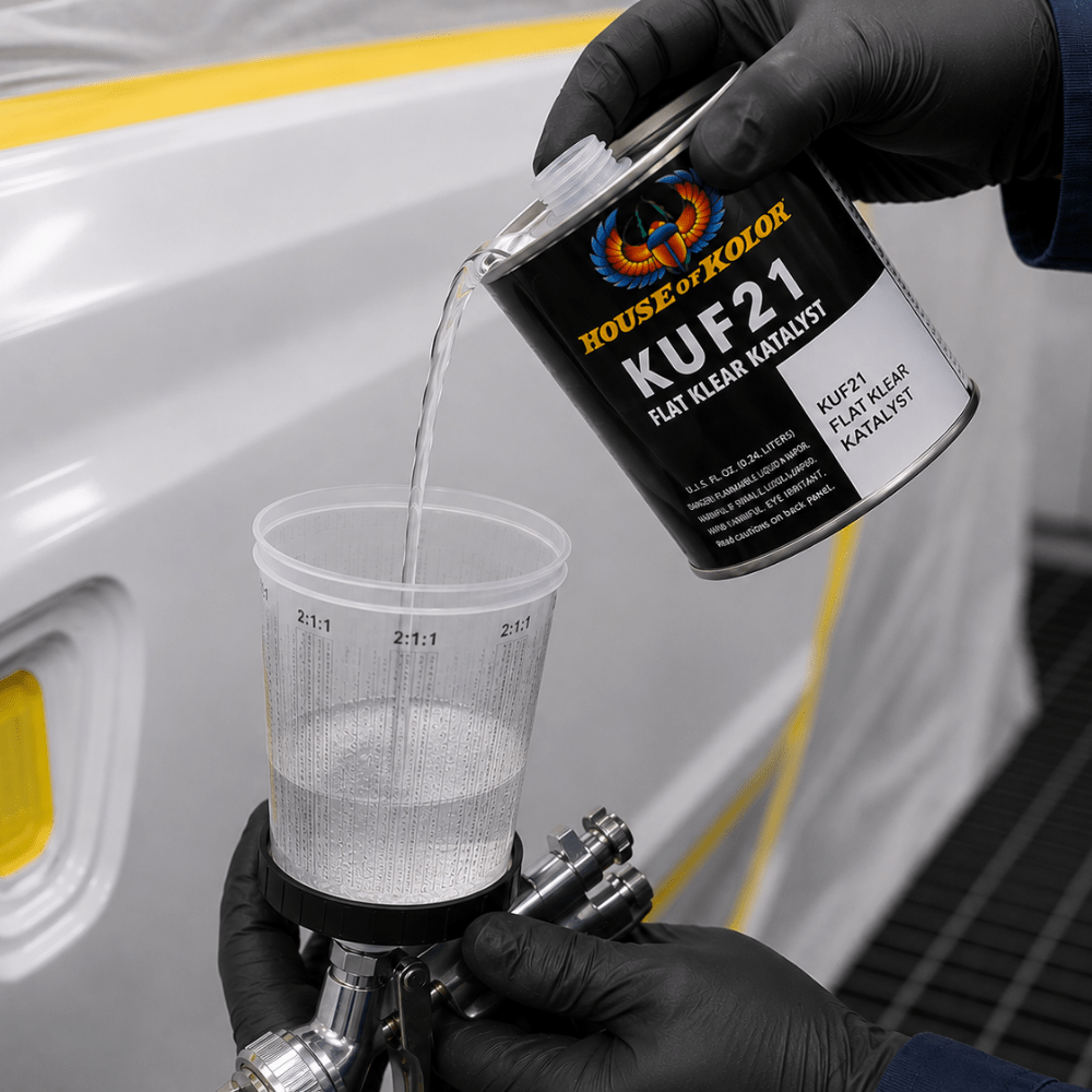 HOUSE OF KOLOR KUF21 Flat Klear Catalyst, 8 oz
