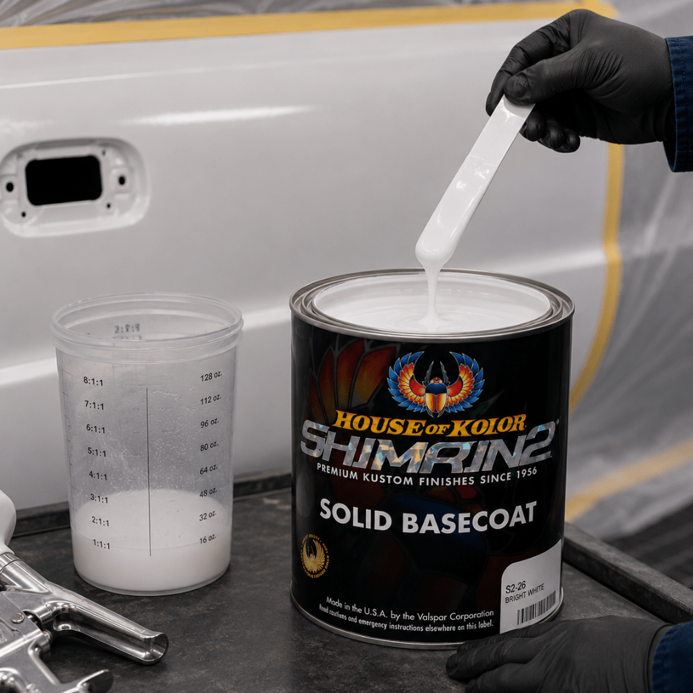 HOUSE OF KOLOR S2-26 White Universal Basecoat, Gal