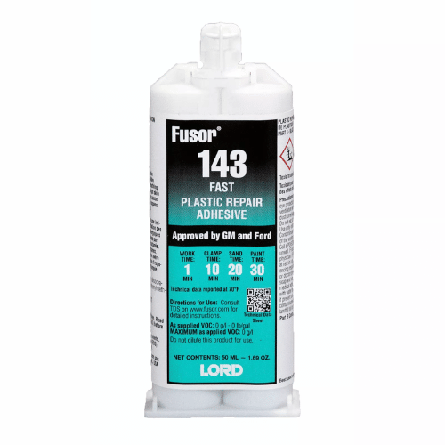 Lord Fusor 143 (50ML) Fast Cure Plastic Repair Adhesive - 143 - Eagle National Supply