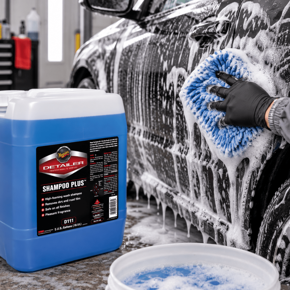 Meguiar's® Detailer D11105 Shampoo Plus, 5 gal Can, Blue, Liquid