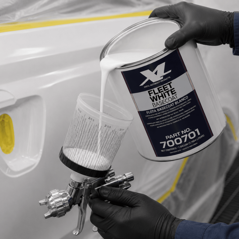 Olympic White GM 8624 Basecoat Paint, Gallon, Excel 700701