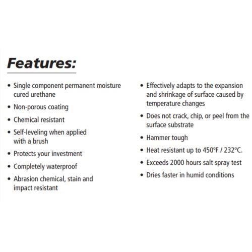 POR-15® 45108 Clear Rust Preventive Coating, 1 Pt -45108---Eagle National Supply