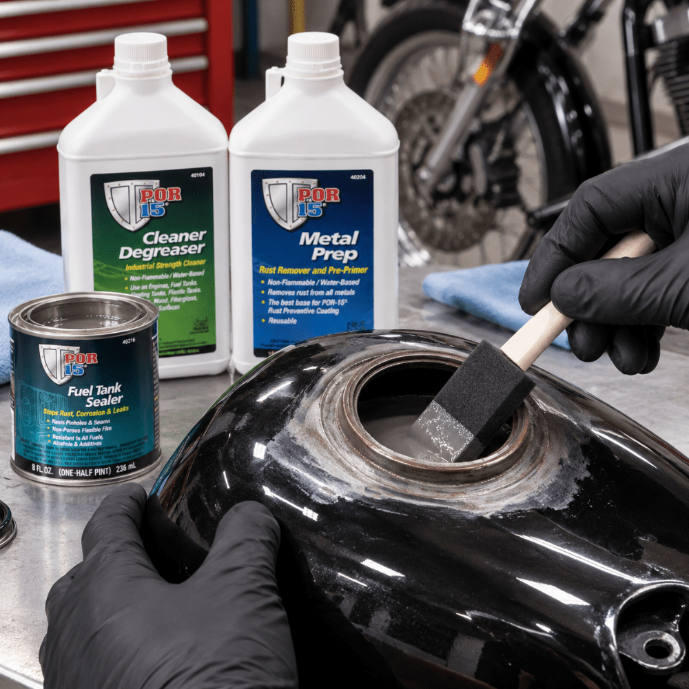 POR-15® 49229 Motorcycle Fuel Tank Repair Kit