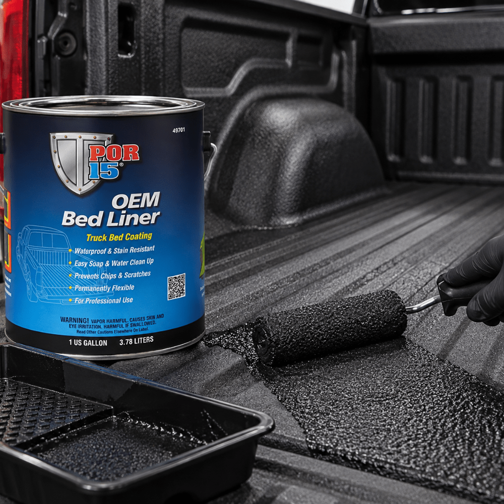 POR-15® 49701 OEM Bed Liner Textured Black, 1 gal