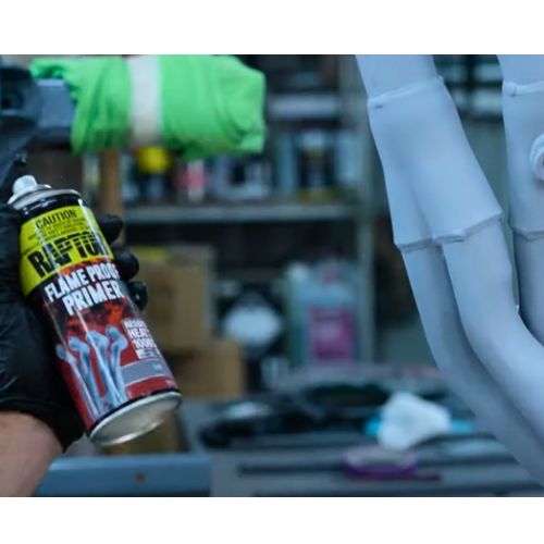 Raptor Flameproof 4940 Gray High Temp Engine/Exhaust Primer, 10 oz - 4940 - Eagle National Supply