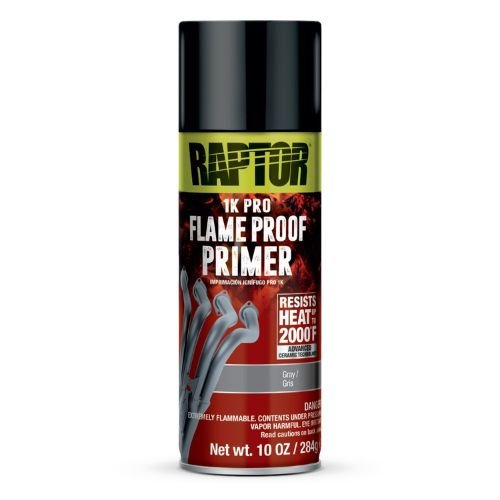 Raptor Flameproof 4940 Gray High Temp Engine/Exhaust Primer, 10 oz - 4940 - Eagle National Supply