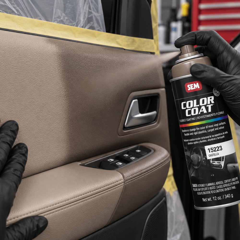 SEM 15223 Color Coat Castella, 16 oz | Aerosol | Auto Interior Paint
