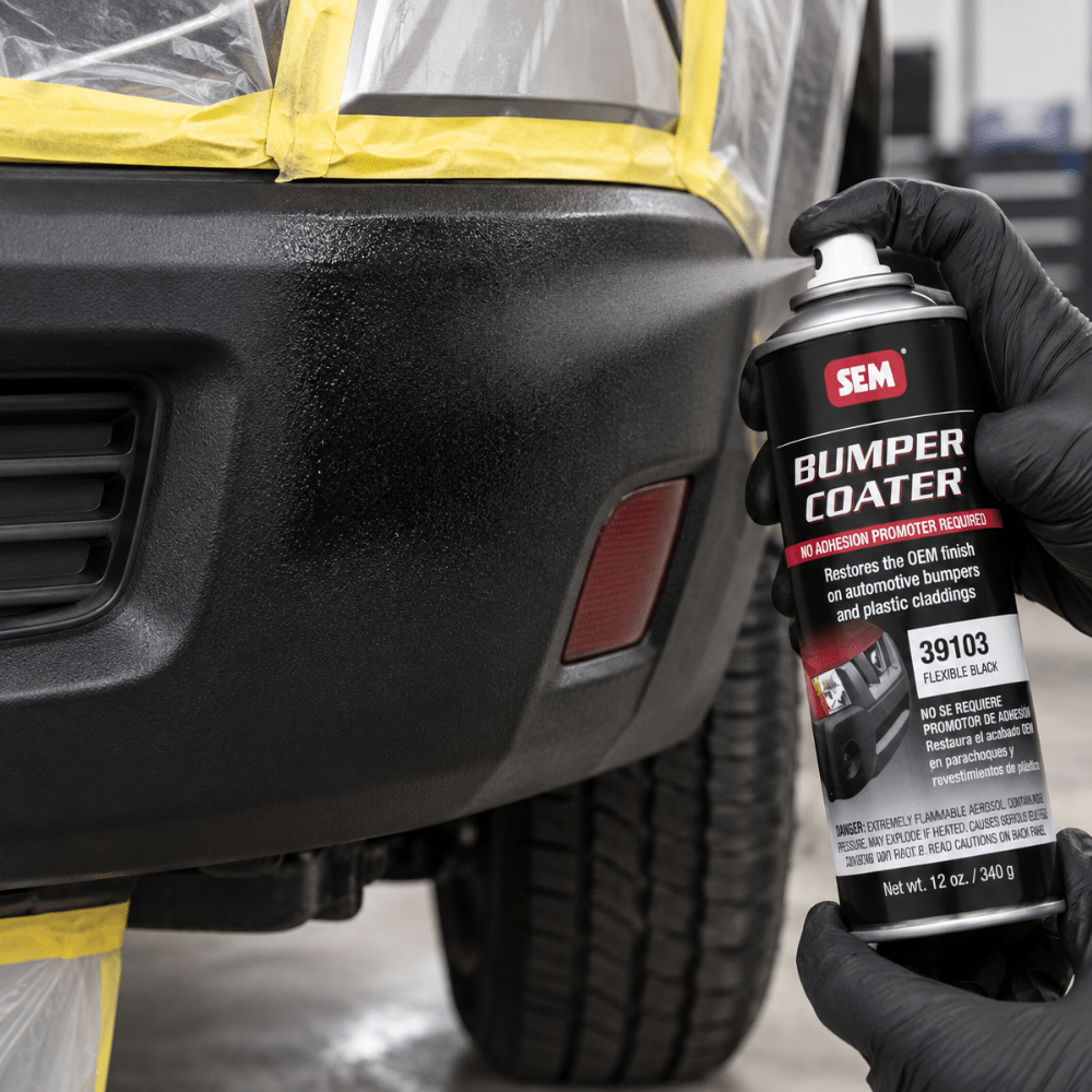SEM® 39103 Black Flexible Bumper Coater, 12 oz Aerosol Can