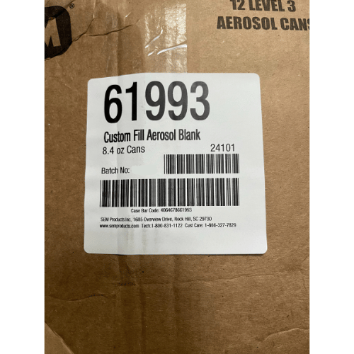 SEM® 61993 Custom Fill Aerosol Blank 16 oz, case of 12 - 61993 - CASE - Eagle National Supply