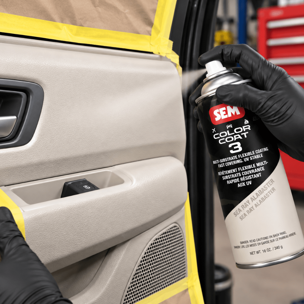 SEM 82103 Color Coat 3 Sea Ray Alabaster, 16 oz | Aerosol | Auto Interior Paint