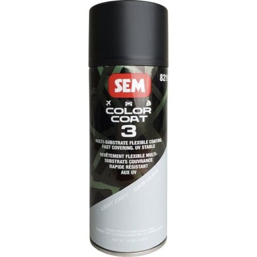 SEM 82193 Color Coat 3 Light Grey, 16 oz | Aerosol | Auto Interior Paint