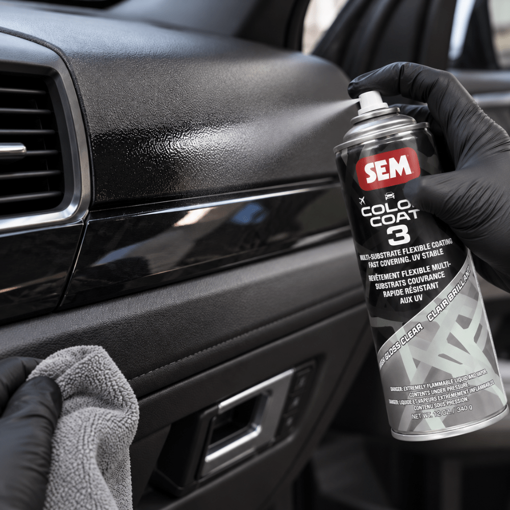 SEM 83003 Color Coat 3 High Gloss Clear, 16 oz | Aerosol | Auto Interior Paint