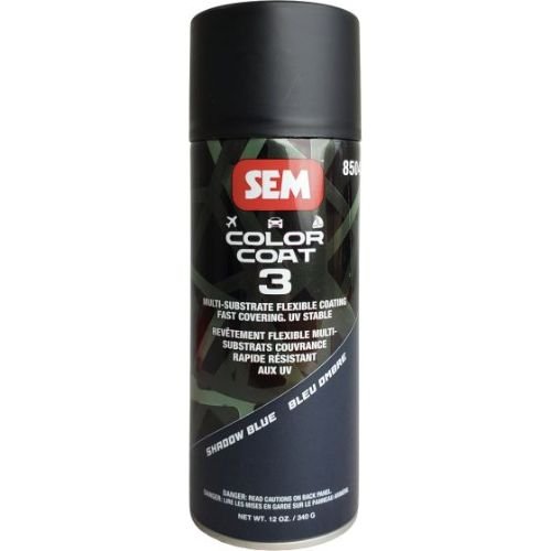 SEM 85043 Color Coat 3 Shadow Blue, 16 oz | Aerosol | Auto Interior Paint