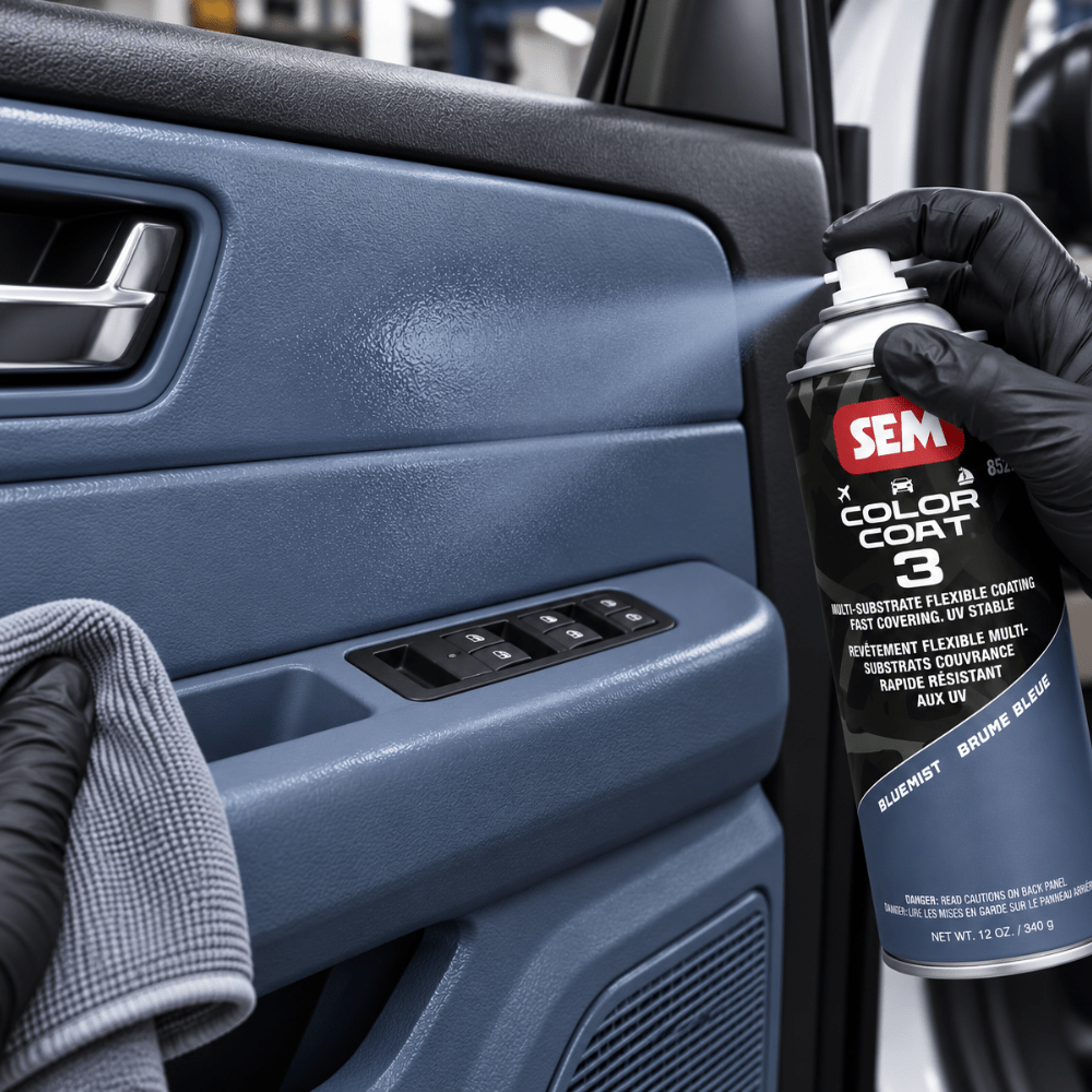 SEM 85213 Color Coat 3 Bluemist, 16 oz | Aerosol | Auto Interior Paint