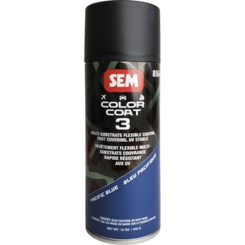SEM 85643 Color Coat 3 Pacific Blue, 16 oz | Aerosol | Auto Interior P