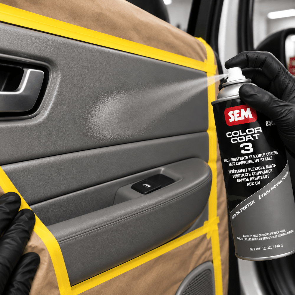 SEM 85813 Color Coat 3 Med Dk Pewter | Aerosol | Auto Interior Paint