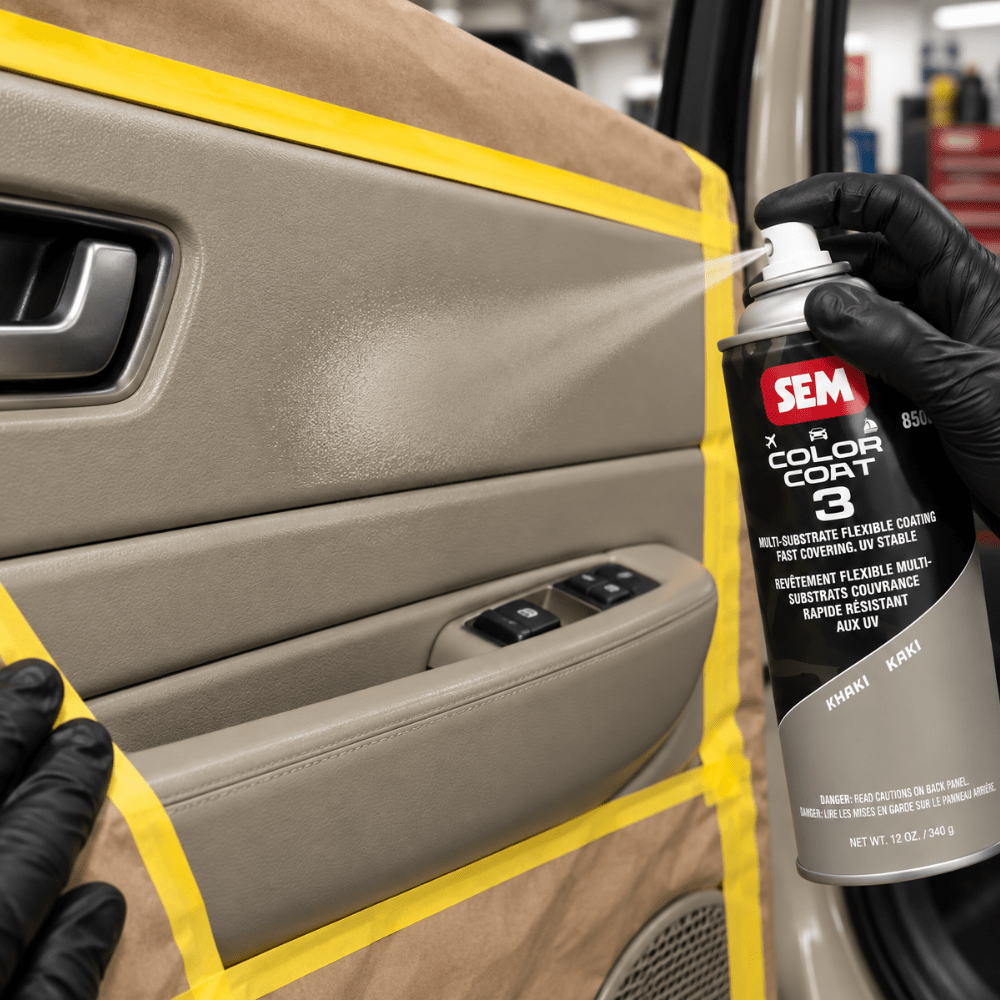 SEM 85833 Color Coat 3 Khaki | Aerosol | Auto Interior Paint