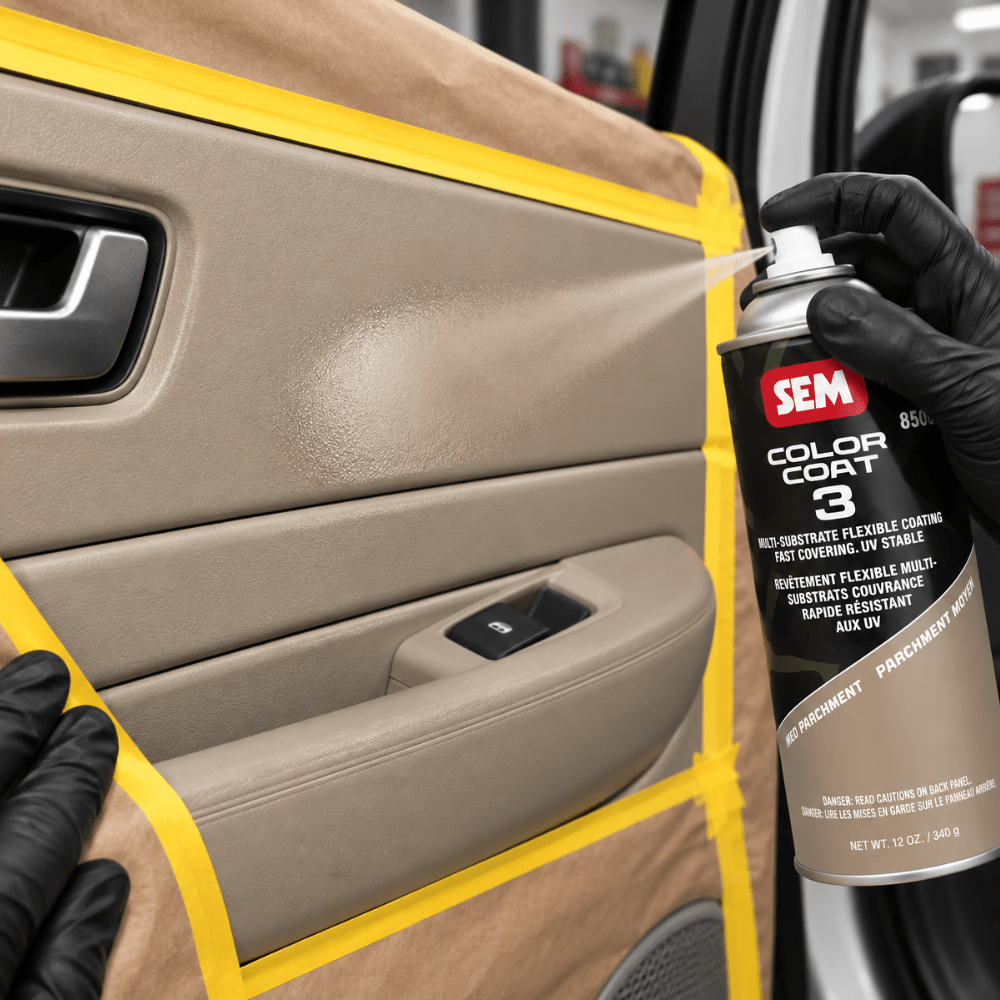 SEM 85843 Color Coat 3 Med Parchment | Aerosol | Auto Interior Paint