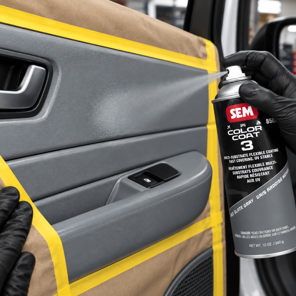 SEM 85873 Color Coat 3 Med Slate Gray| Aerosol | Auto Interior Paint