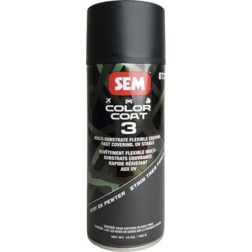 SEM 87223 Color Coat 3 Very Dk Pewter, 16 oz | Aerosol | Auto Interior Paint