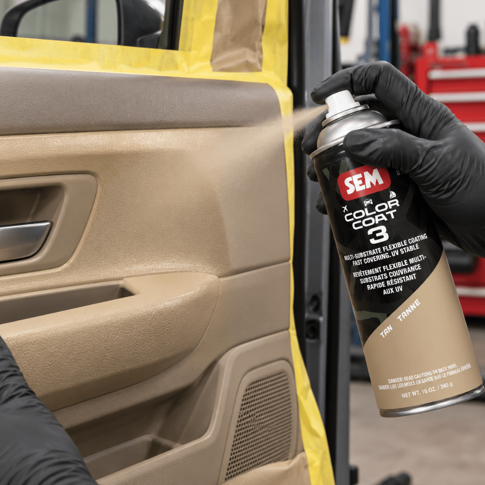 SEM 87313 Color Coat 3 Tan, 16 oz | Aerosol | Auto Interior Paint