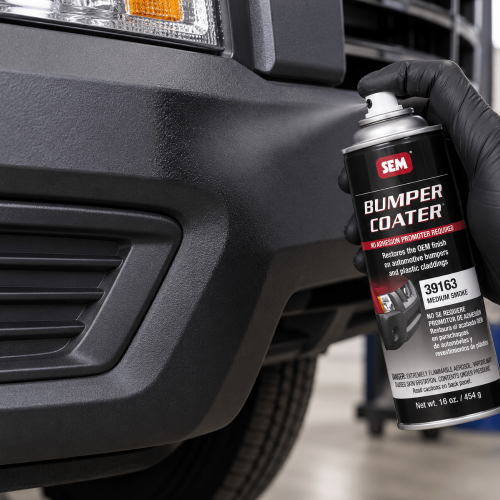 SEM® Bumper Coater 39163 Trim Paint in Medium Smoke, 16 oz Aerosol Can