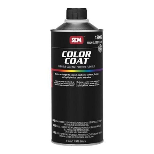 SEM Color Coat 13006 High Gloss Auto Interior Clear, 1 qt Can - 13006 - Eagle National Supply