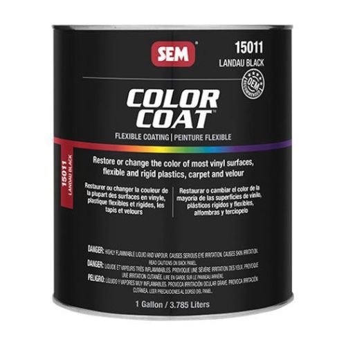SEM Color Coat™ 15011 Landau Black Auto Interior Paint, 1 Gallon Can - 15011 - Eagle National Supply