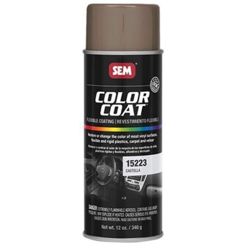 SEM 15223 Color Coat Castella, 16 oz | Aerosol | Auto Interior Paint
