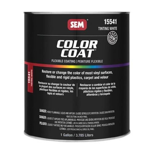 SEM Color Coat™ 15541 Tinting White Auto Interior Paint, 1 Gallon Can - 15541 - Eagle National Supply