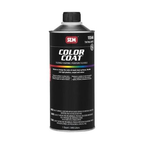 SEM Color Coat™ 15546 Tinting White Auto Interior Paint, 1 qt Can - 15546 - Eagle National Supply