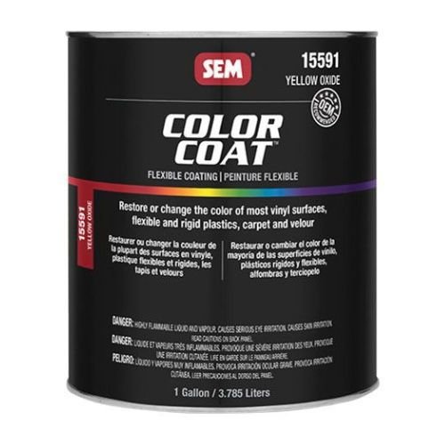 SEM Color Coat™ 15591 Yellow Oxide Auto Interior Paint, 1 Gallon Can - 15591 - Eagle National Supply
