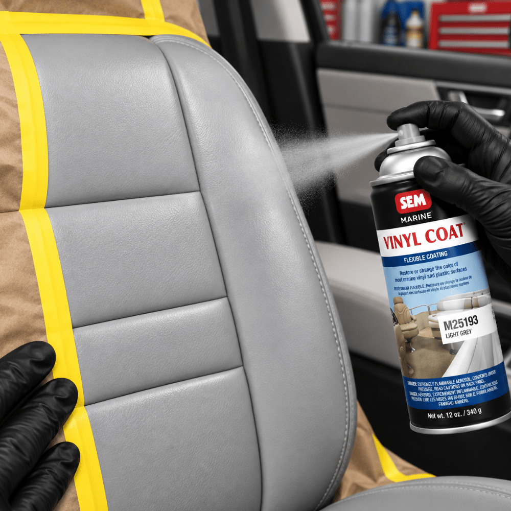 SEM M25193 Light Gray, 12oz | Aerosol | Marine Vinyl Coat