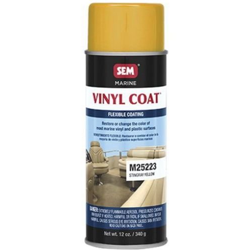 SEM M25223 Stingray Yellow, 12oz | Aerosol | Marine Vinyl Coat - M25223 - Eagle National Supply