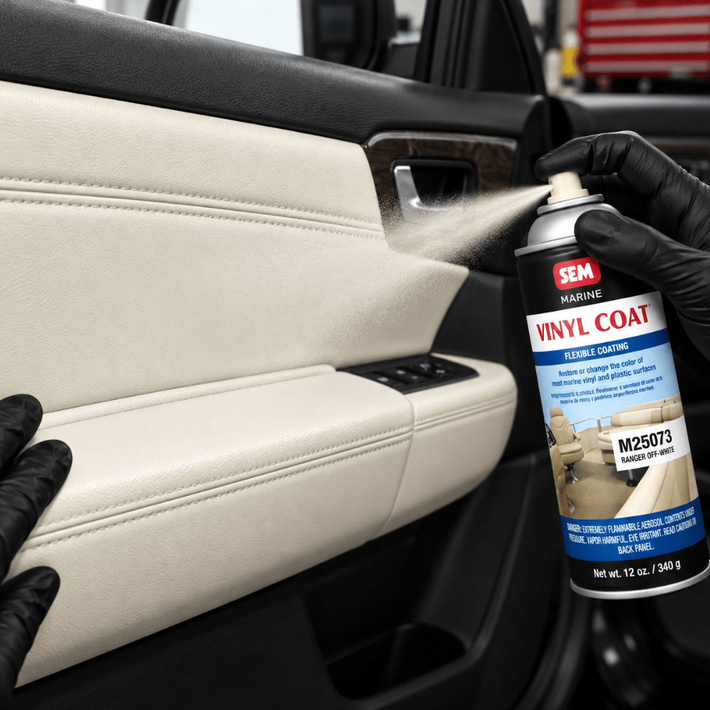 SEM M25703 Ranger Off White, 12oz | Aerosol | Marine Vinyl Coat