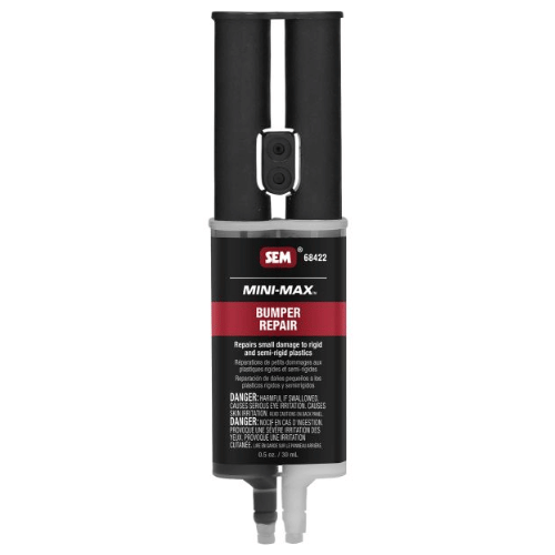 SEM Mini - Max 68422 Gray Plastic Bumper Repair Material, 1 oz - 68422 - Eagle National Supply