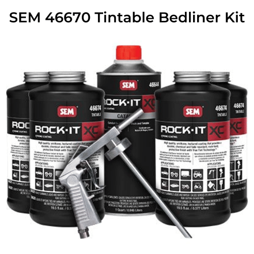 SEM Rock - It XC 46670 Tintable Truck Bed Liner Gallon Kit - 46670 - Eagle National Supply