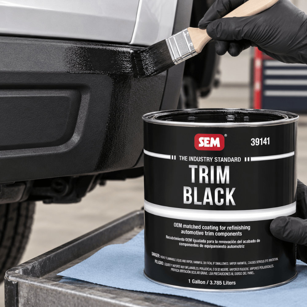 SEM® Trim Black 39141 Trim Paint, 1 gal