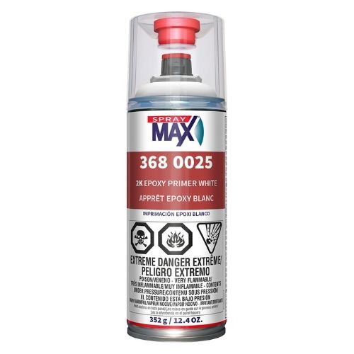 SprayMax® 3680025 White Universal 2K Epoxy Primer Filler Aerosol
