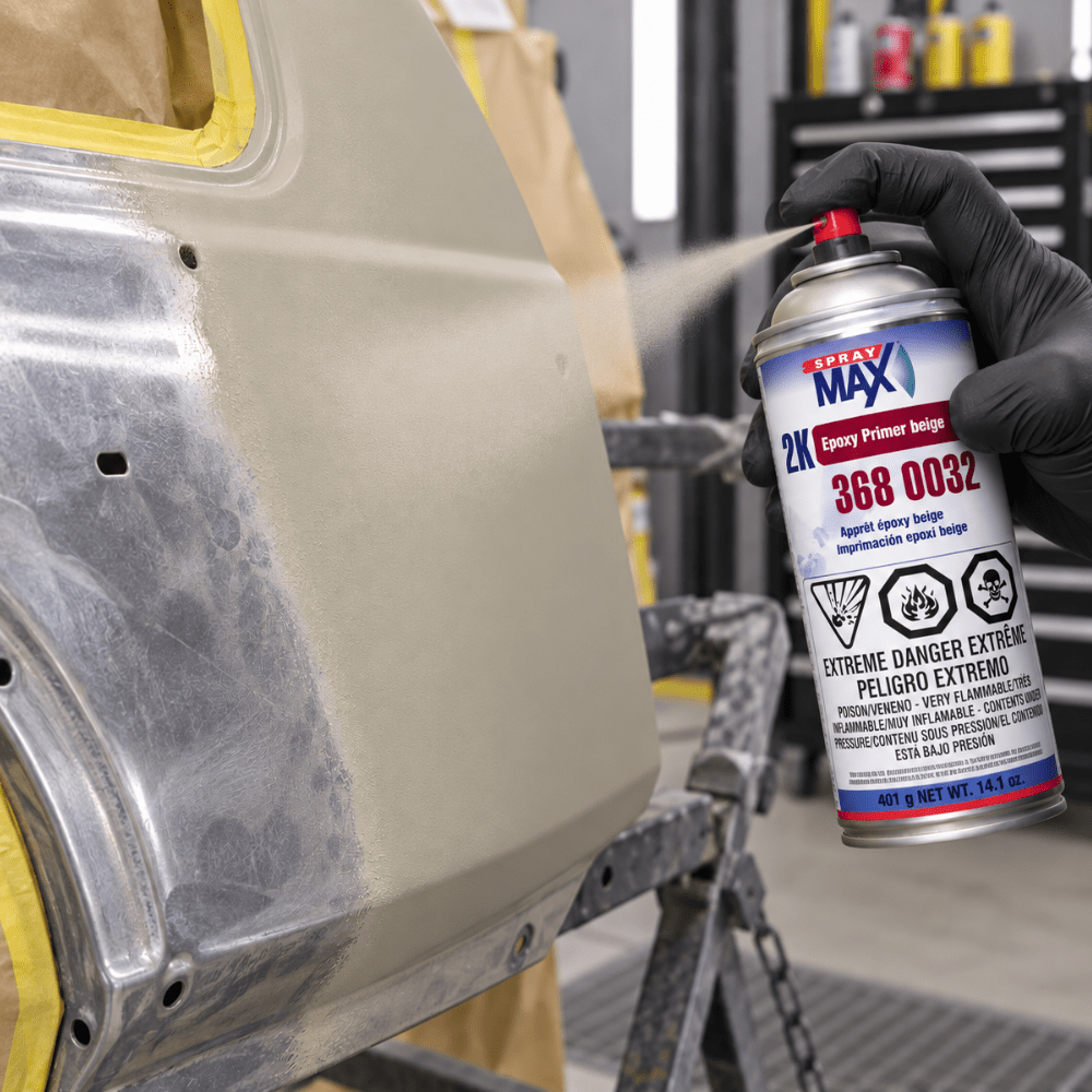 SprayMax® 3680032 Beige Universal 2K Epoxy Primer Filler Aerosol