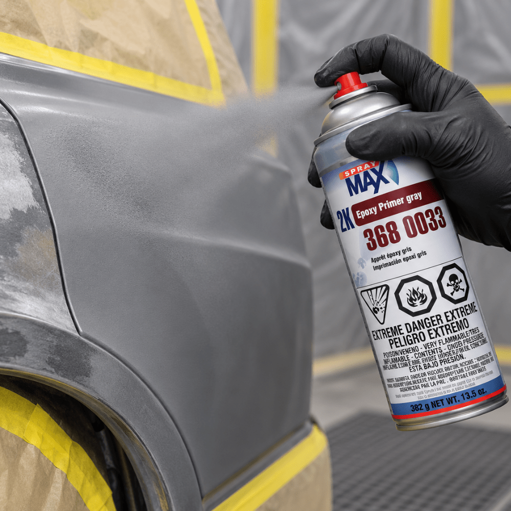 SprayMax® 3680033 Gray Universal 2K Epoxy Primer Filler Aerosol