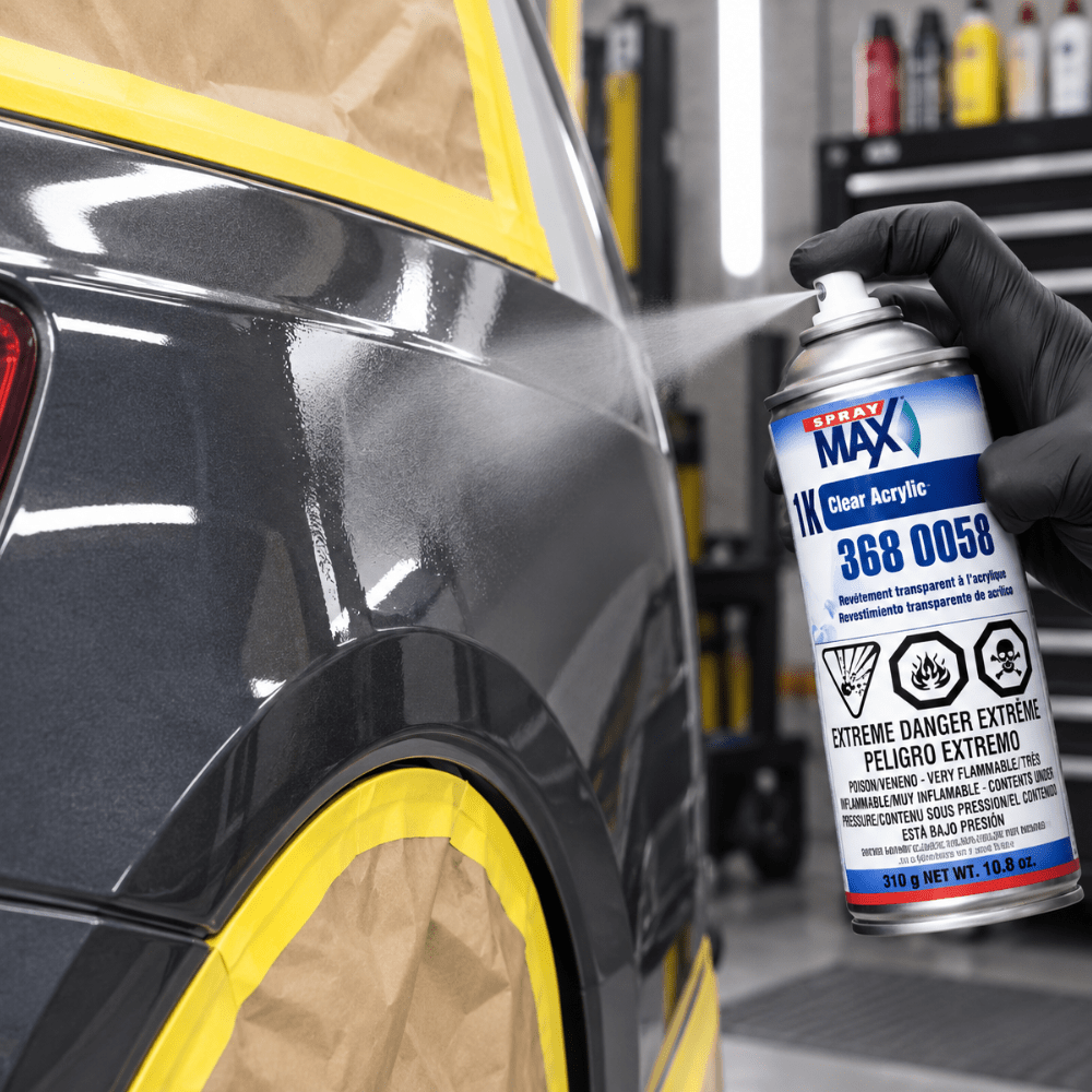 SprayMax® 3680058 1K Acrylic Clear Coat, 10.6 oz
