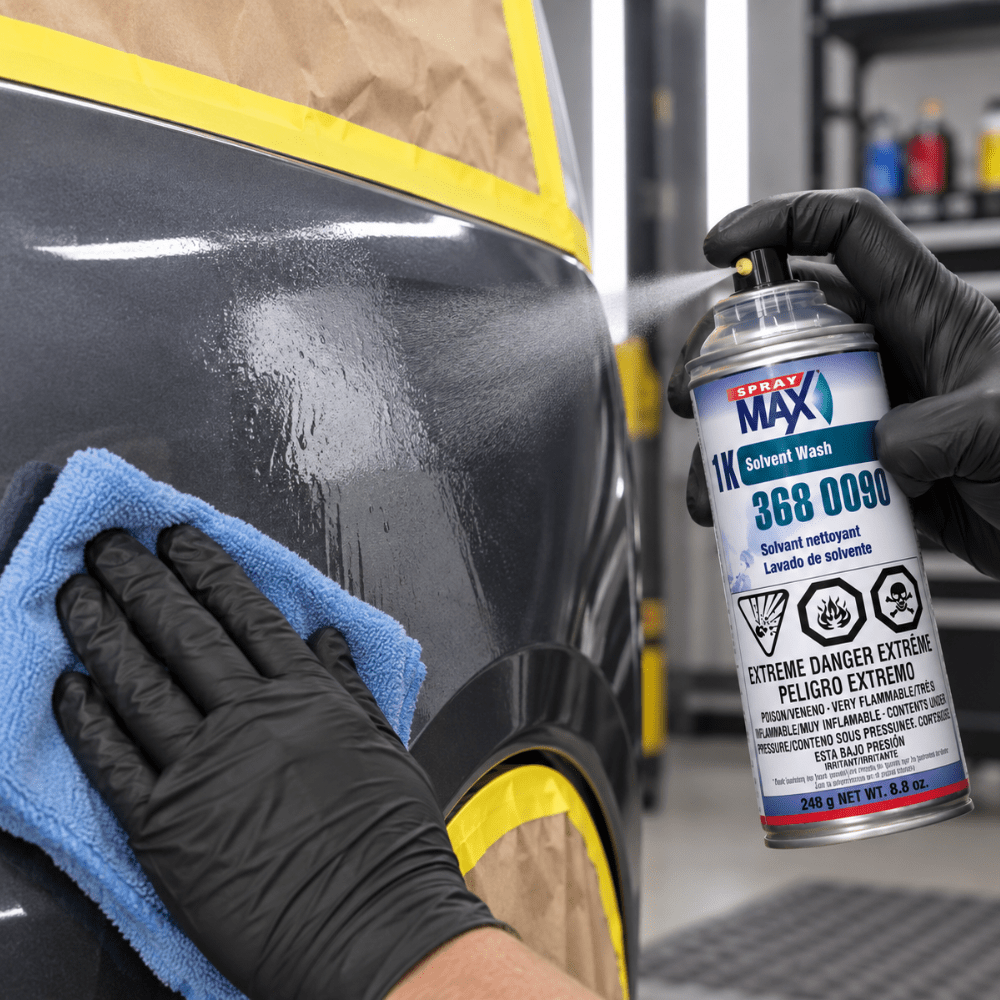 SprayMax® 3680090 1K Silicone, Wax, and Tar Cleaner, 8.8 oz