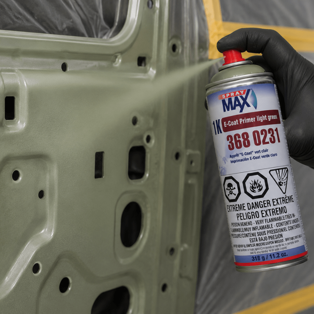 SprayMax 3680231 Light Green 1K E-Coat Primer, 11.2 oz Aerosol
