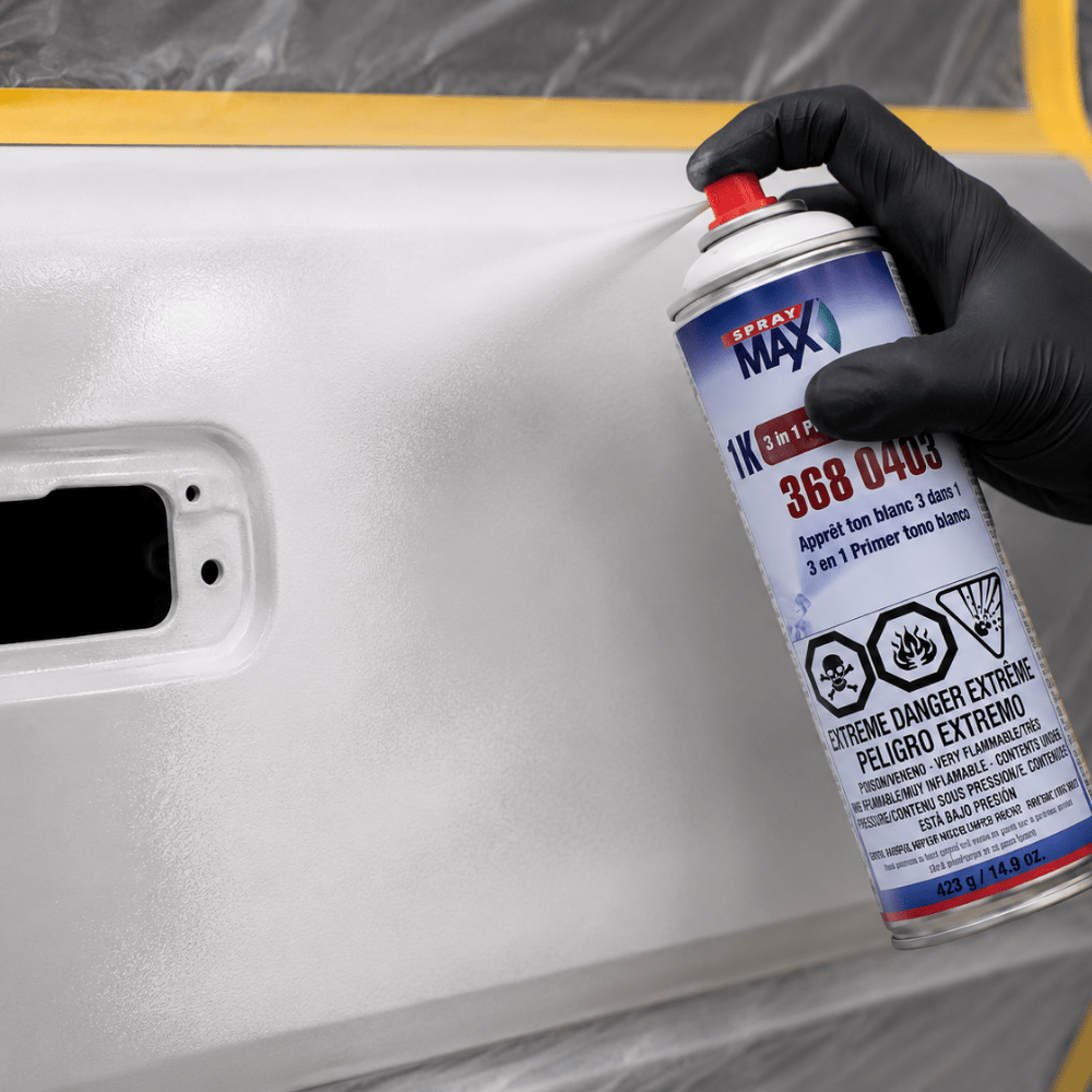 SprayMax 3680403 White 3 in 1 Shade Primer, 14.9 oz Aerosol