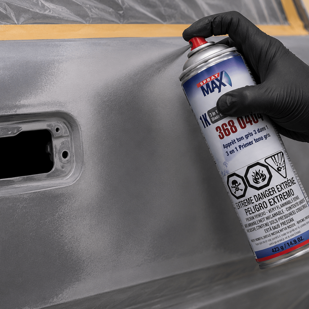 SprayMax 3680404 Gray 3 in 1 Shade Primer, 14.9 oz Aerosol