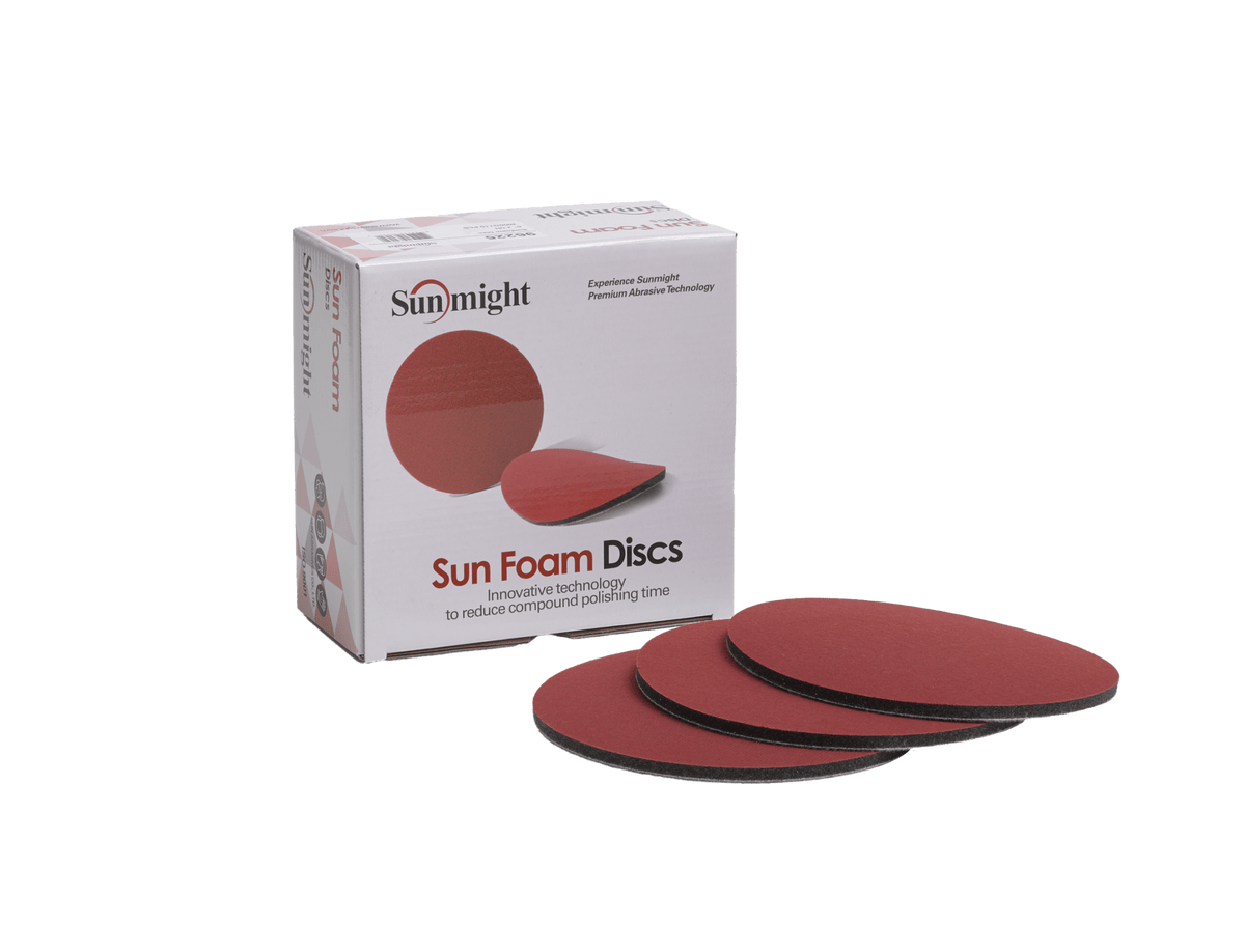 Sunmight 6" 5000 Grit No Hole Velcro Foam Disc 96227 | 10pk