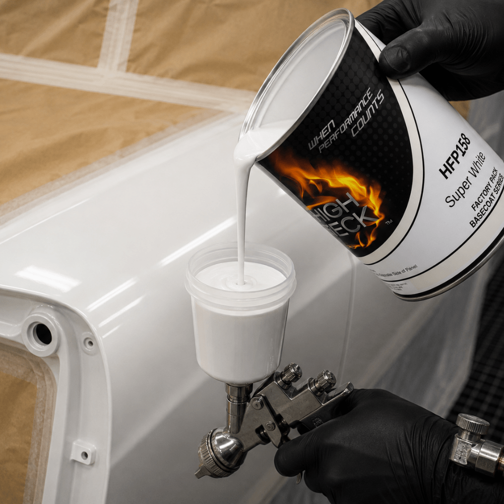 Super White Toyota 040 Basecoat Paint, Gallon, High Teck HFP158