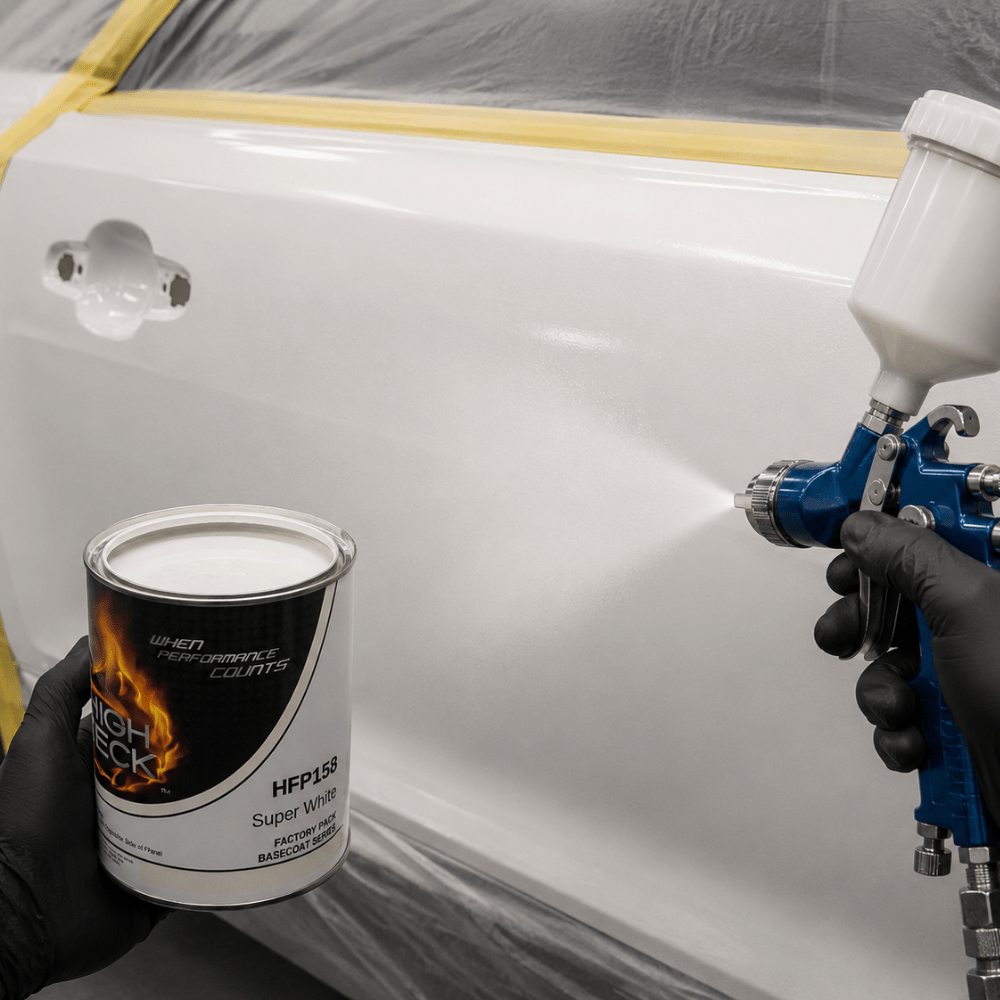 Super White Toyota 040 Basecoat Paint, Quart, High Teck HFP158